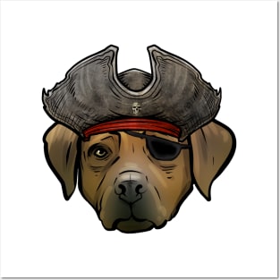 Rhodesian Ridgeback Pirate Posters and Art